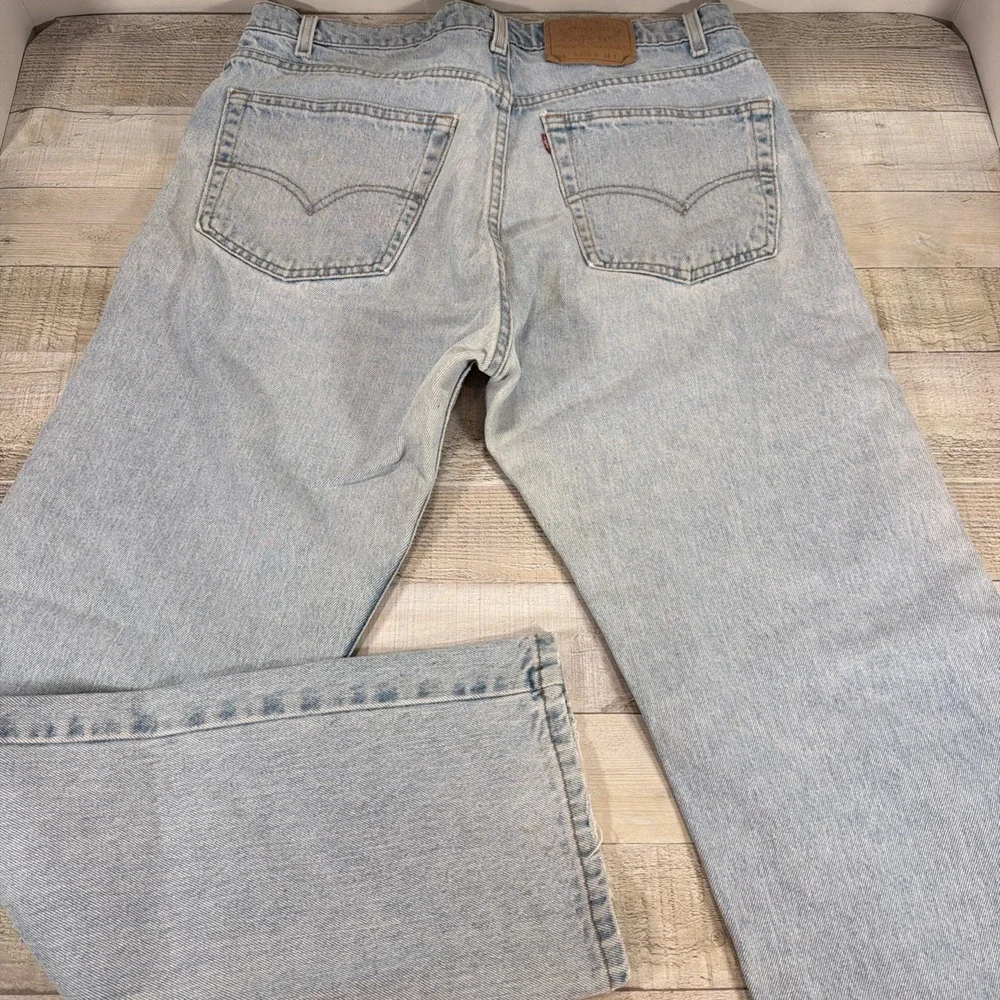 Vintage Levis 505 Jeans Mens Size 38x32 Light Wash Made In USA 90's  Denim Pants